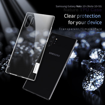 Husa telefon Samsung Galaxy Note 10 Plus 4G / Note 10 Plus 5G - Nillkin Nature TPU Case - Transparent - Img 4