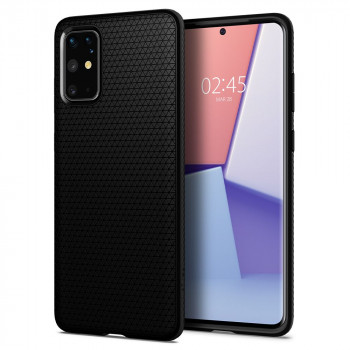 Husa telefon Samsung Galaxy S20 Plus 4G / S20 Plus 5G - Spigen Liquid Air - Matte Black - Img 1