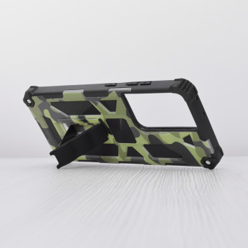 Husa telefon Samsung Galaxy S21 Ultra 5G - Techsuit Blazor Series - Camo Lime - Img 2