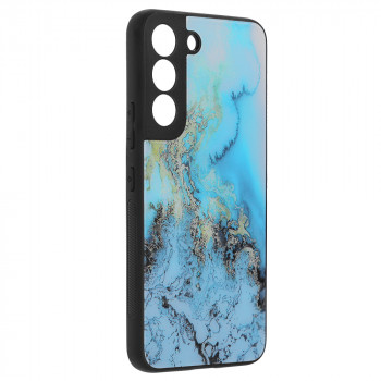 Husa telefon Samsung Galaxy S22 5G - Techsuit Glaze Series - Blue Ocean - Img 3