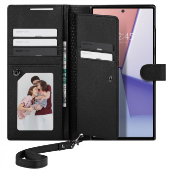 Husa telefon Samsung Galaxy S23 Ultra - Spigen Wallet S Plus - Black - Img 2