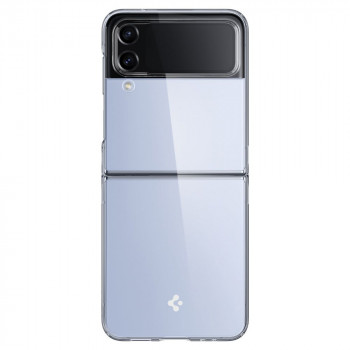 Husa telefon Samsung Galaxy Z Flip4 - Spigen Air Skin - Crystal Clear - Img 3