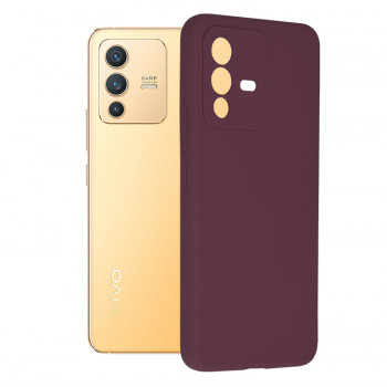 Husa telefon Vivo V23 5G - Techsuit Soft Edge Silicone - Plum Violet - Img 1