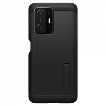 Husa telefon Xiaomi 11T / 11T Pro - Spigen Tough Armor - Black - Img 2