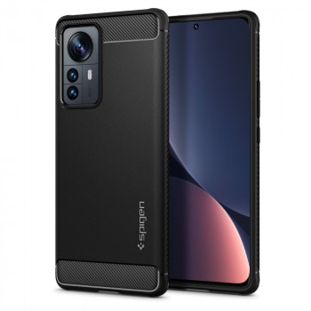 Husa telefon Xiaomi 12 Pro - Spigen Rugged Armor - Black