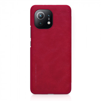 Husa telefon Xiaomi Mi 11 - Nillkin QIN Leather Case - Red