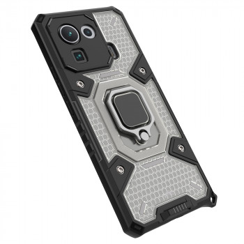 Husa telefon Xiaomi Mi 11 Pro - Techsuit Honeycomb Armor - Black - Img 3