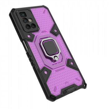 Husa telefon Xiaomi Redmi 10 / Redmi 10 2022 - Techsuit Honeycomb Armor - Rose-Violet - Img 4