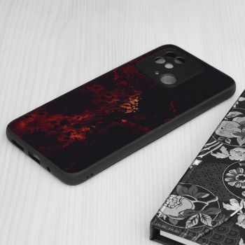 Husa telefon Xiaomi Redmi 10C - Techsuit Glaze Series - Red Nebula - Img 3