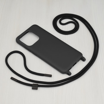 Husa telefon Xiaomi Redmi 12C - Techsuit Crossbody Lanyard - Black - Img 2