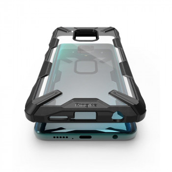 Husa telefon Xiaomi Redmi Note 9S / Note 9 Pro / Note 9 Pro Max - Ringke Fusion X Design - Black - Img 3