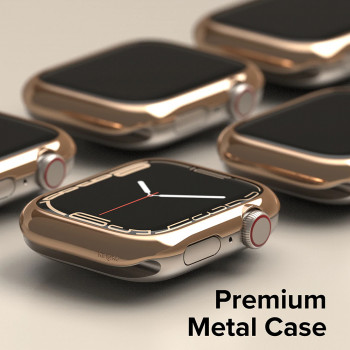 Rama pentru Apple Watch 7 / 8 (45mm) - Ringke Bezel Styling - Glossy Gold - Img 2