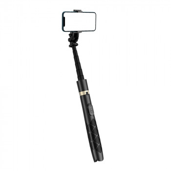 Selfie Stick GoPro si Trepied cu Telecomanda, 156cm - Techsuit (Q16) - Black - Img 2