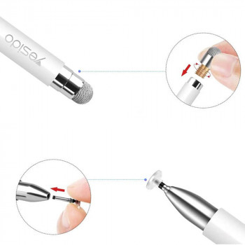 Stylus Pen Universal - Yesido (ST02) - White - Img 4