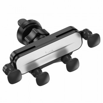 Suport Auto pentru Grila de Ventilatie - Hoco Manner (CA102) - Black / Silver - Img 2