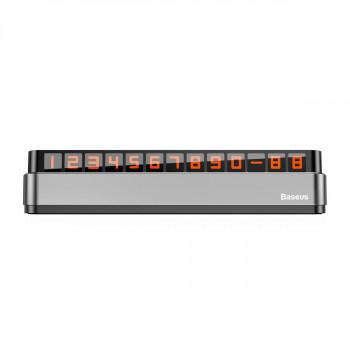 Suport Numar Auto Bord - Baseus Moonlight Box Series (ACNUM-B0G) - Gray - Img 2