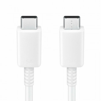 Cablu de Date Type-C to Type-C Fast Charging 5A, 1.8m - Samsung (EP-DX510JWEGEU) - White (Blister Packing) - Img 2