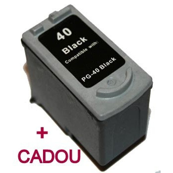 Cartus Canon PG40 ( PG 40 PG-40 negru ) compatibil Pixma MP210 MP140 MP150 MP170 MP180 MP220 MP450 MP460 MX300 IP1800 IP2500 + CADOU 100 ML cerneala neagra - Img 1
