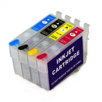 Cartuse reincarcabile pt EPSON 34XL autoresetabile T3471 T3472 T3473 T3474 multipack Epson 34 XL( BK, C, M, Y ) - Img 1