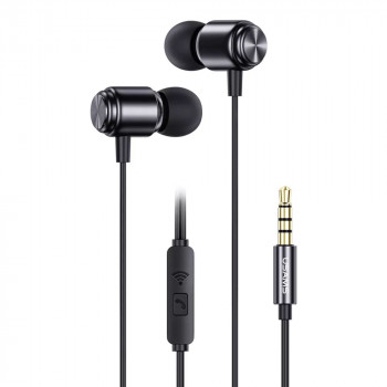 Casti Audio Jack, 1.2m - USAMS EP-44 (US-SJ548) - Black