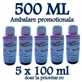 Cerneala EPSON DYE CISS color FOTO ROSIE ( Refill Photo Light-Magenta )  pe baza de apa - 500 ml
