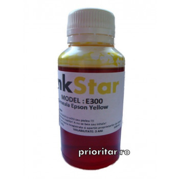 Cerneala pt EPSON 16XL 18XL DYE CISS galbena T1633 T1813 YELLOW pe baza de apa - 100 ml