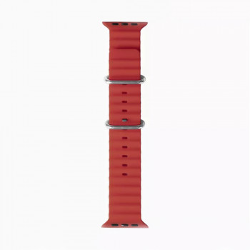 Curea pentru Apple Watch 1/2/3/4/5/6/7/8/SE/SE 2 (38/40/41mm) - Techsuit Watchband (W038) - Wine Red - Img 2