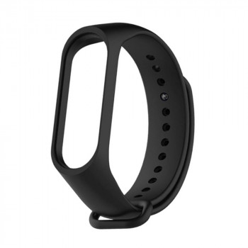 Curea pentru Xiaomi Mi Band 5 / 5 NFC / 6 / 6 NFC / Amazfit Band 5 - Techsuit Watchband (W013) - Black - Img 2