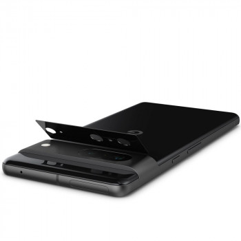 Folie Camera pentru Google Pixel 7 (set 2) - Spigen Glas.tR EZ Fit Optik - Black - Img 3