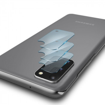 Folie Camera pentru Samsung Galaxy S20 Plus 4G / S20 Plus 5G (set 3) - Ringke IDGL - Clear - Img 2