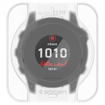 Folie pentru Garmin Fenix 7X (set 2) - Spigen Glas.TR EZ FIT - Clear - Img 3