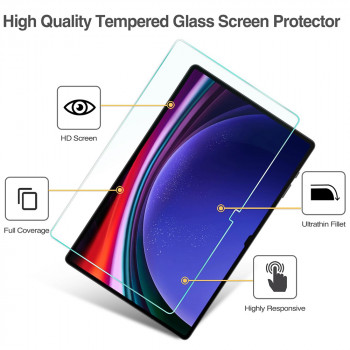 Folie pentru Samsung Galaxy Tab S9 Ultra - Lito 2.5D Classic Glass - Clear - Img 2