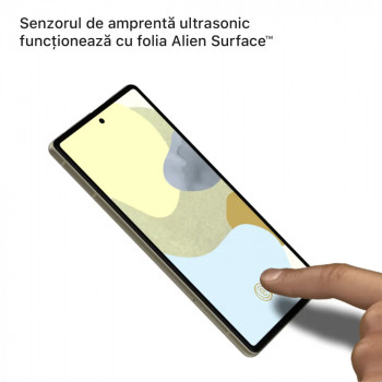 Folie protectie telefon Google Pixel 7 - Alien Surface Screen Case Friendly - Transparent - Img 2