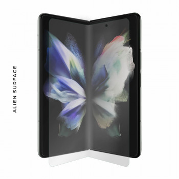 Folie protectie telefon Samsung Galaxy Z Fold3 5G - Alien Surface Screen+Edges+Back - Transparent - Img 4