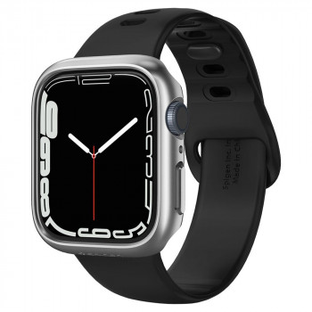 Husa pentru Apple Watch 7 45mm - Spigen Thin Fit - Graphite - Img 1