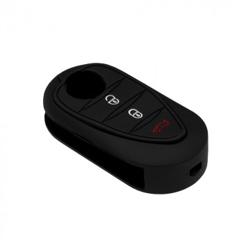 Husa pentru cheie Alfa Romeo Mito, Giulietta, GTO - Techsuit Car Key Case (1019.01) - Black - Img 3
