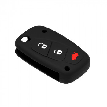 Husa pentru cheie Fiat Bravo, Punto, Linea/Lancia - Techsuit Car Key Case (1006.01) - Black - Img 4
