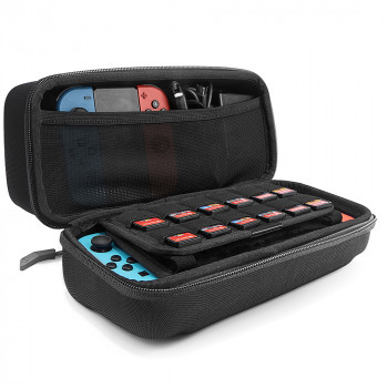 Husa pentru Nintendo Switch OLED - Tomtoc FancyCase (G05L1D1) - Black - Img 1
