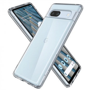 Husa telefon Google Pixel 7a - Spigen Ultra Hybrid - Clear - Img 2