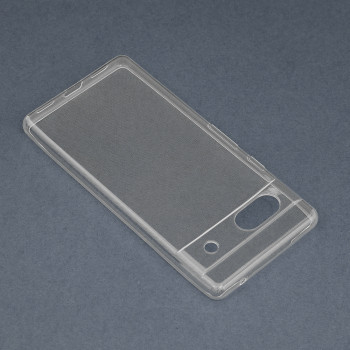 Husa telefon Google Pixel 7a - Techsuit Clear Silicone - Transparent - Img 2
