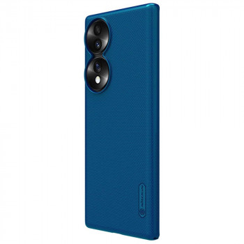 Husa telefon Honor 70 - Nillkin Super Frosted Shield - Peacock Blue - Img 2