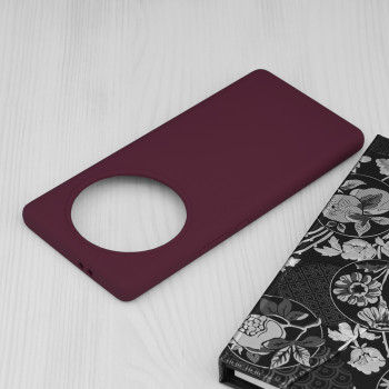 Husa telefon Honor Magic5 Lite - Techsuit Soft Edge Silicone - Plum Violet - Img 3