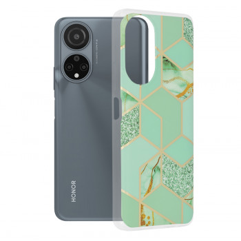 Husa telefon Honor X7 - Techsuit Marble Series - Green Hex