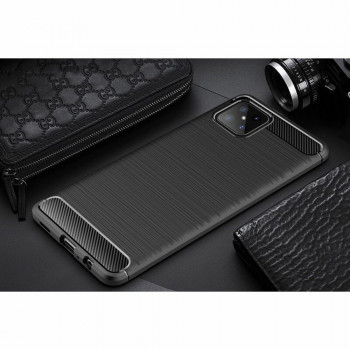 Husa telefon Honor X8 - Techsuit Carbon Silicone - Black - Img 3