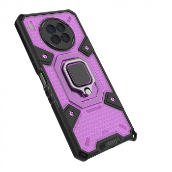 Husa telefon Huawei nova 8i / Honor 50 Lite - Techsuit Honeycomb Armor - Rose-Violet - Img 3