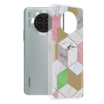 Husa telefon Huawei nova 8i / Honor 50 Lite - Techsuit Marble Series - Purple Hex