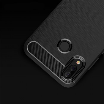 Husa telefon Huawei P20 Lite - Techsuit Carbon Silicone - Black - Img 4