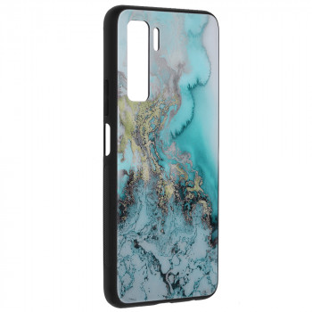 Husa telefon Huawei P40 Lite 5G - Techsuit Glaze Series - Blue Ocean - Img 4