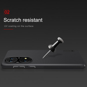 Husa telefon Huawei P50 - Nillkin Super Frosted Shield - Black - Img 4