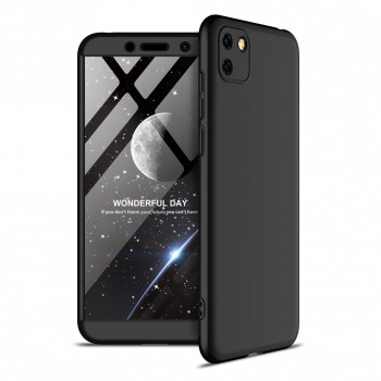Husa telefon Huawei Y5p + Folie - GKK 360 - Black - Img 3